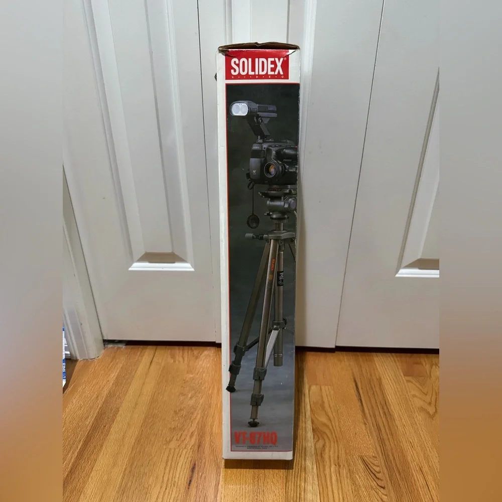 Vintage Solidex Excel Series Heavy Duty Tripod VT-87HQ